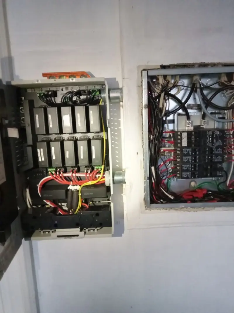 Electrical panel upgrade completed for Ring Doorbell Installation in Chattanooga Valley